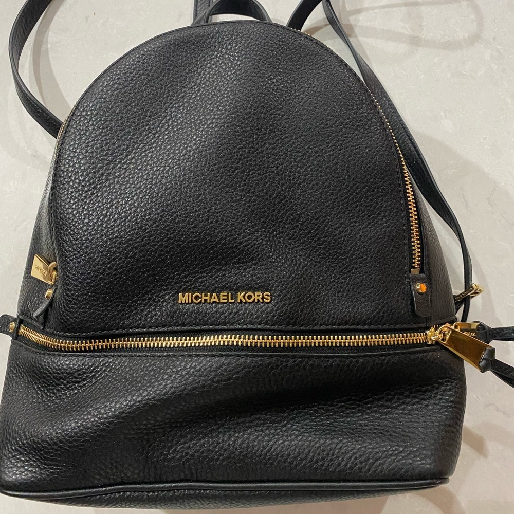 Michael Kors Rhea Small Leather Backpack